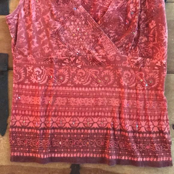 A|C Womens Size Small Pattern Tank Top - Picture 5 of 8